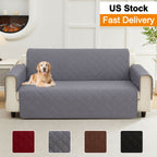 Stretch Sofa Slipcover Non-Slip Elastic All Season Dust Proof Cat Scratch Protector - Durable Couch Cover Living Room 1 2 3 Seater 4 Colors