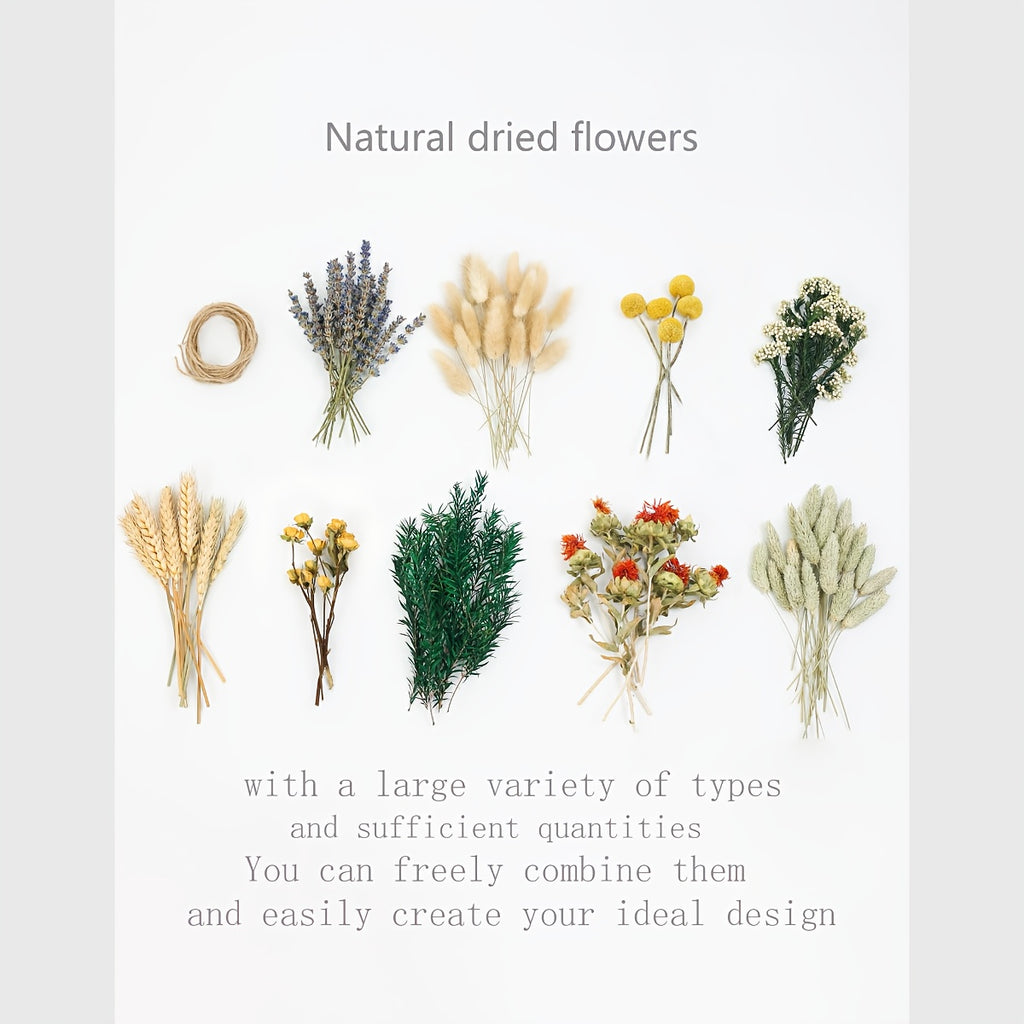 Boho Dried Flower Bouquet with Pampas Grass - Bohemian Wedding Centerpiece, Cake Flowers & Groom Boutonniere, Long-Lasting Botanical Arrangement for Home & Event Decor