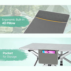 Portable Folding Camping Bed 28in Wide Heavy Duty 510 710 lbs with Optional Mattress Cushion Pillow Carry Bag Cot for Office Nap Beach Yard RV Adult