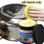 Calcium Carbonate Metal Polish Paste 150g with Sponge – Restores Shine on Stoves, Range Hoods, Pots & Sinks | Long-Lasting Protection & Luster