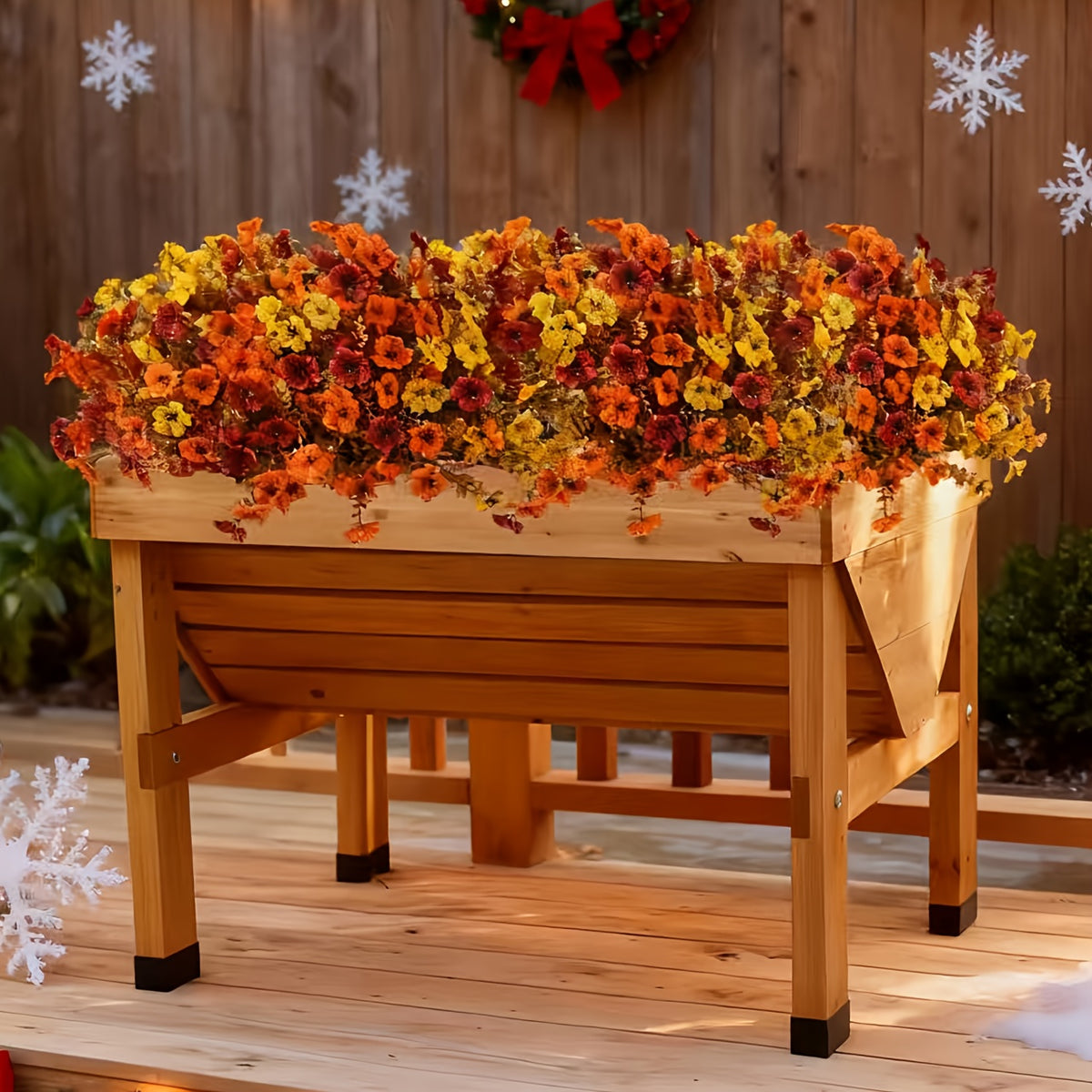 Fall Artificial Flowers 10pcs Mixed Color Autumn Floral Stems Fake Flowers for Vase Thanksgiving Table Centerpiece Home Decor Arrangement