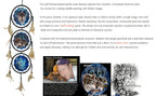 Wolf Dream Catcher Wall Decor – Boho Bedroom Wall Hanging Native American Style Dream Catcher Gift for Boys Kids Teen Room