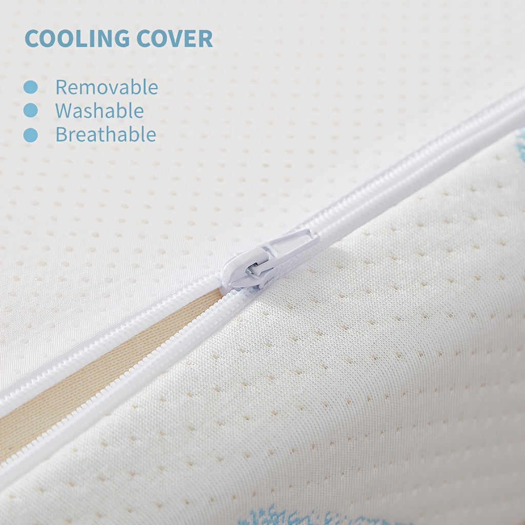 Cooling Memory Foam Mattress Bed in a Box 5 Inch & 6 Inch Medium Feel with Removable Washable Cover – Twin Twin XL Full Queen