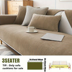 Chenille Ribbed Sofa Cover – Pet-Friendly Non-Slip Stretch Slipcover, Machine Washable Sofa Protector for 2, 3 & 4-Seater and Sectional Sofas, Modern Living Room Couch Cover