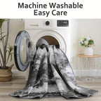 Modern Abstract Area Rug Machine Washable Non-Slip Large Soft Floor Carpet for Living Room Bedroom Dining Room – 6 Sizes 2x5 to 9x12 Ft