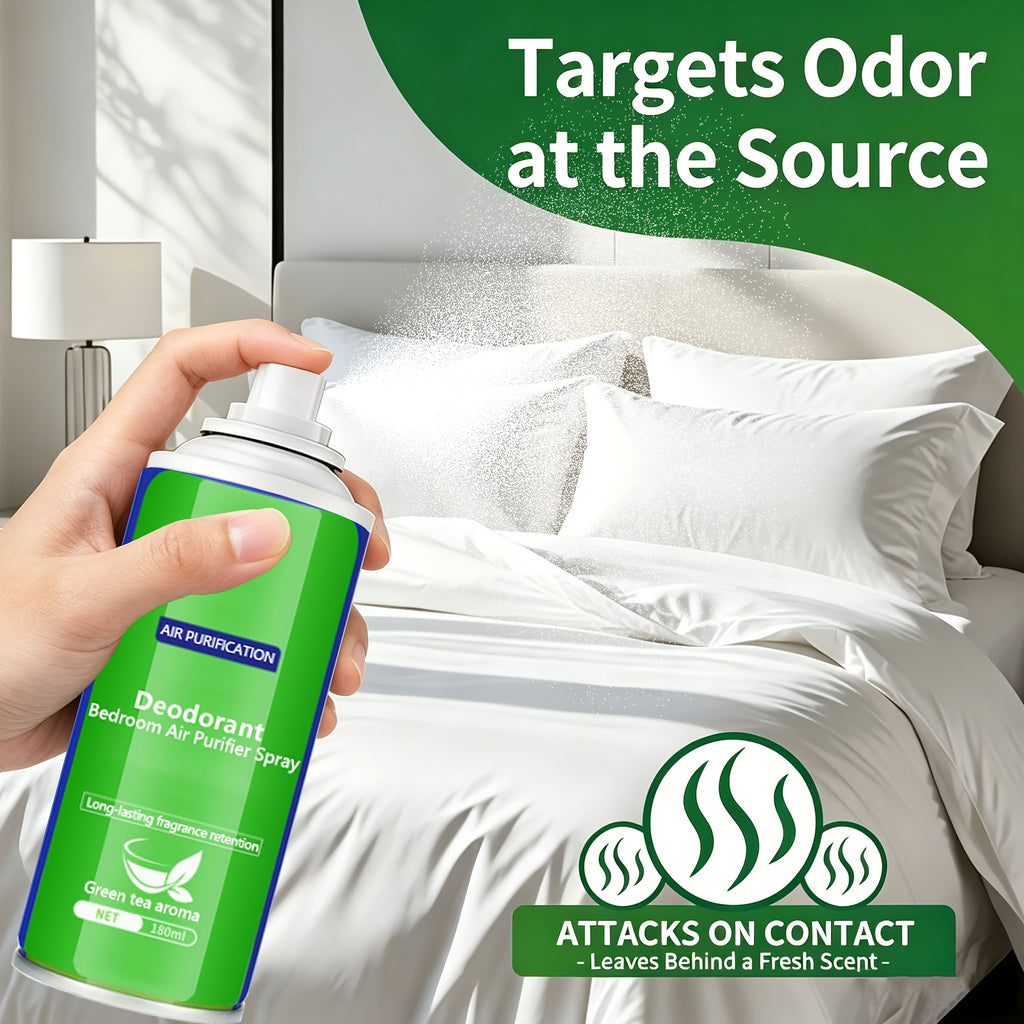 Bed & Fabric Fresh Spray 6.09oz – Natural Deodorizer for Quilts, Pillows & Bed Sheets, Long-Lasting Mild Formula