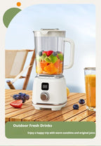 Portable Blender Cordless Personal Juicer 3000mAh - 10-Blade Smoothie Maker for Fruits & Vegetables, Dual Speed, Food Grade ABS, USB Rechargeable Mini Blender for Home Kitchen Travel Gym