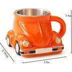 Sports Car Shaped Coffee Mug | Novelty Large Capacity Unique Drinkware Office Decor Gift for Car Lovers