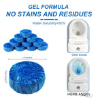 Toilet Bowl Cleaner Tablets Automatic – 12 / 24 / 32 Count Blue Blocks, Low Odor, Stain Removing & Long-Lasting Deodorant for Home & RV