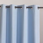 Blackout Door Curtain Single Panel Grommet 39x78 Thermal Insulated Noise Reducing – 100% Light Blocking, 6 Colors, Energy Efficient Window Drape