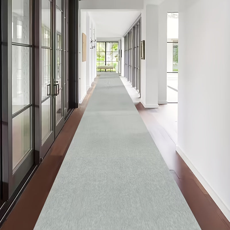 Non-Slip Runner Rug Washable & Cuttable – Low-Profile Hallway Rug for Kitchen, Living Room, Bedroom, Balcony & Poolside – Multiple Sizes 60x180 to 60x600cm