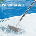 180 Rotating Multi-Purpose Cleaning Brush Long Handle Double-Sided Stiff Bristles Floor Scrubber for Bathroom Kitchen Patio Tile Shower Outdoor
