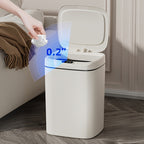 Smart Motion Sensor Touchless Trash Can with Odor-Sealing Lid Hands-Free Hygienic Waste Bin for Bathroom Office Bedroom Small Spaces 12L 16L 3.7 Gallon