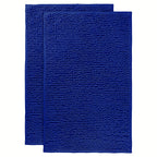 Chenille Bathroom Rug Extra Soft Absorbent Bath Mats for Bathroom Floor – Non-Slip, Water Absorbent, Machine Washable Bath Mat