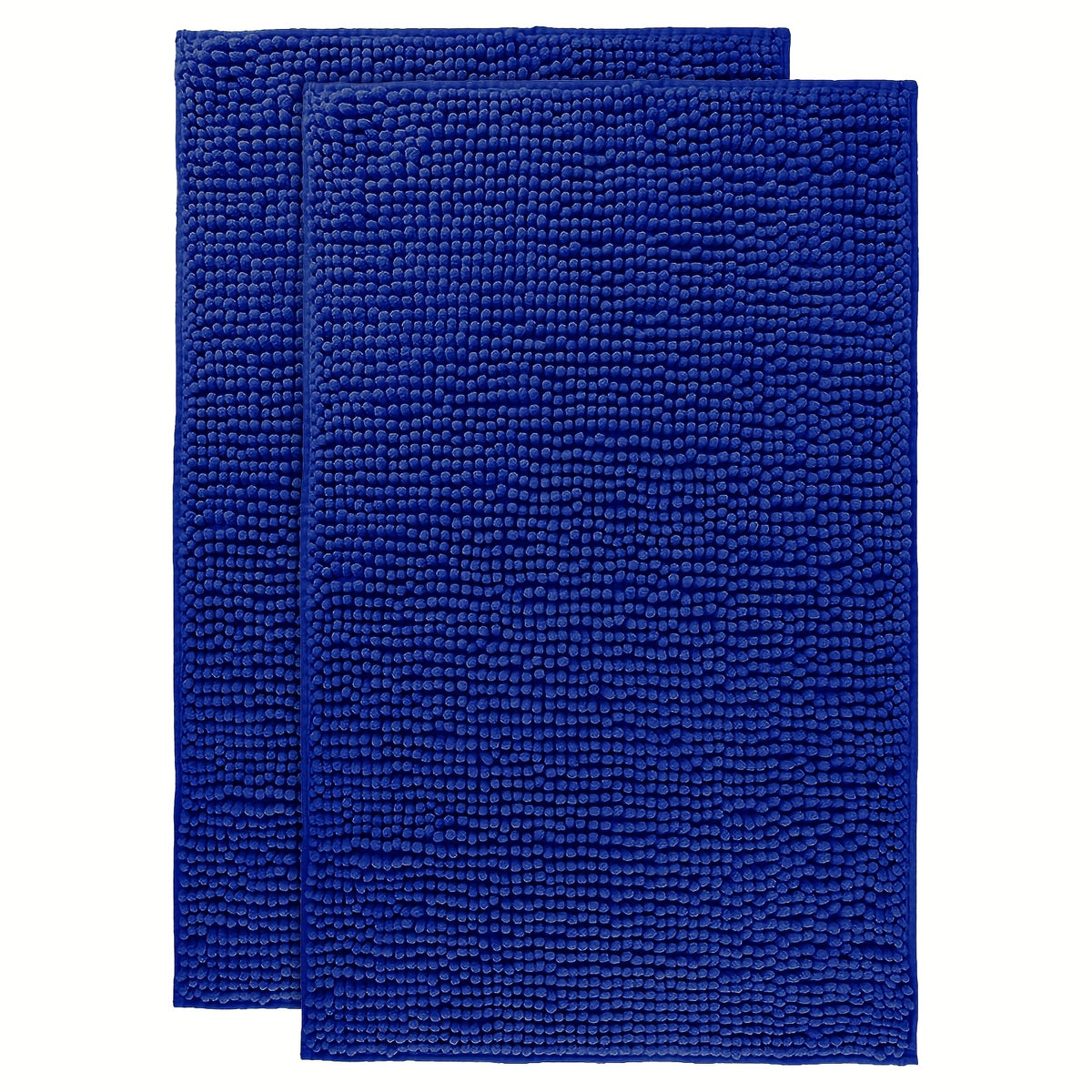 Chenille Bathroom Rug Extra Soft Absorbent Bath Mats for Bathroom Floor – Non-Slip, Water Absorbent, Machine Washable Bath Mat