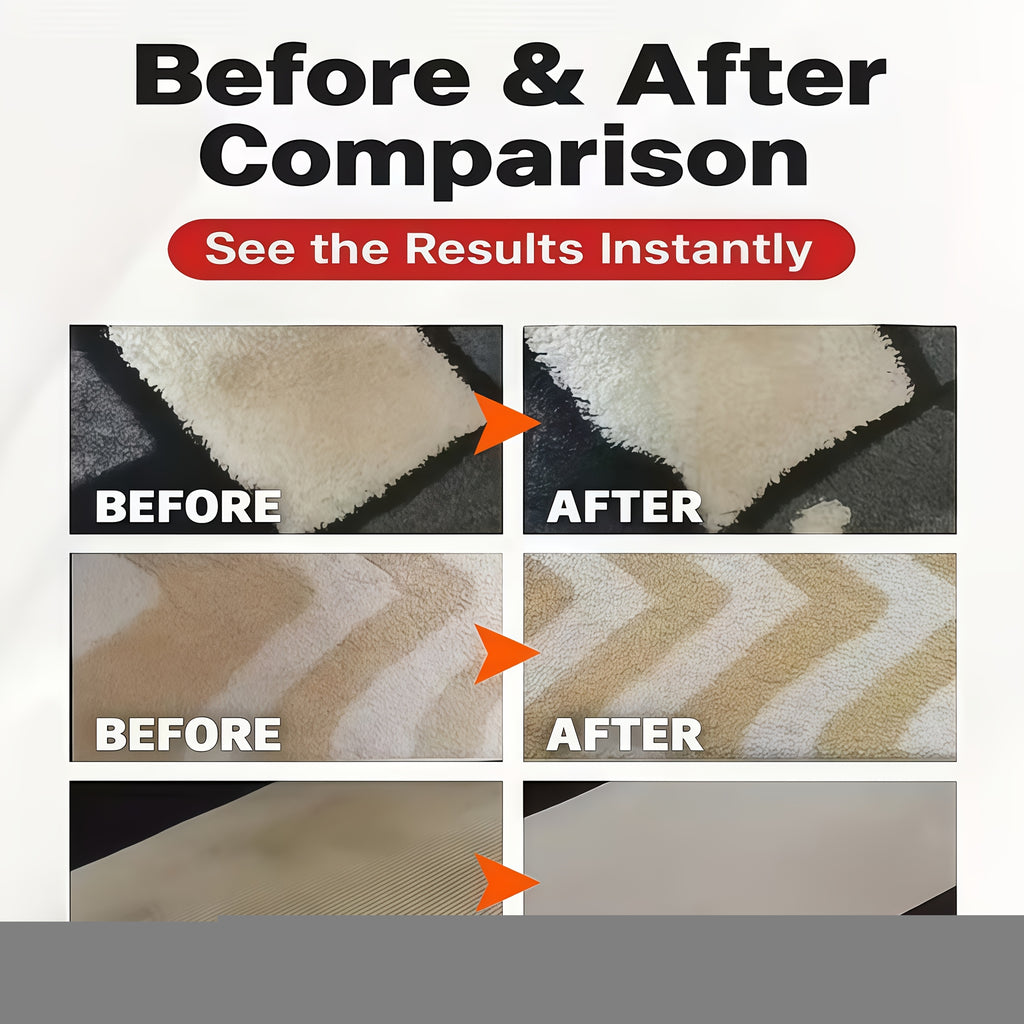 Citric Acid Sofa & Fabric Stain Remover Kit with Sponge & Towel – Quick-Drying Upholstery Cleaner Spray for Sofas, Car Interiors & Furniture | 1-Set or 3-Set Bundle