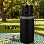 Vacuum Insulated Tumbler 22.99oz 316 Stainless Steel Travel Mug with Lid | Hot 8H Cold 24H Coffee Cup for Camping Hiking Daily Use