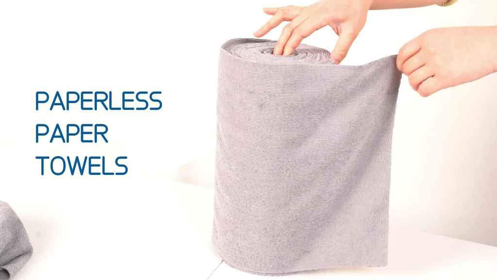 Microfiber Cleaning Cloths 100 Pack, Washable Reusable Tear-Away Towel Roll, 12x12 Absorbent Rags for Kitchen Bathroom Car House Dishcloths