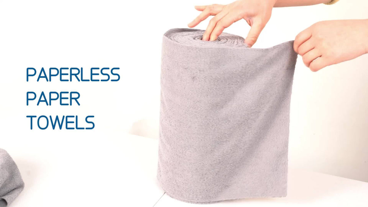 Microfiber Cleaning Cloths 100 Pack, Washable Reusable Tear-Away Towel Roll, 12x12 Absorbent Rags for Kitchen Bathroom Car House Dishcloths