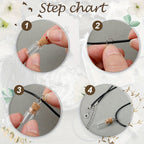 Mustard Seed Faith Necklace Craft Kit 50 Sets – DIY Christian Gift for Women with Mini Glass Jars & Faith Cards, Classical Style, Without Seeds