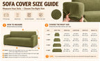 Sofa Slipcover with Skirt – Stretch Jacquard Full Coverage Couch Cover, Pet Proof Non-Slip Machine Washable, Fits 1 2 3 4 Seater Sofa for Living Room Bedroom, All Season Furniture Protector