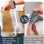 Scrub Cleaning Pads 100pcs Reusable – Square Mesh Scouring Pads for Kitchen, Bathroom & Grease Removal | Textured Multi-Purpose Scrubber