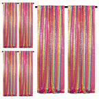 Sequin Backdrop Curtains – Glitter Party & Wedding Background Panels, 2ft×8ft per Panel, 4/6/8 Panel Sets, 29 Colors for Birthday, Stage, Bridal & Event Decor