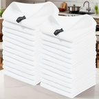 23-Piece Cotton Waffle Weave Kitchen Dish Cloths Set Absorbent Quick-Dry Dish Towels 12x12 Inch Multi-Color Options