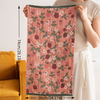 Four-Layer Gauze Jacquard Hand Towel & Kitchen Towel Set Thickened Soft Absorbent Quick Dry - Floral Pastoral Style Multi-Function 4 Designs | Nuvia Haven
