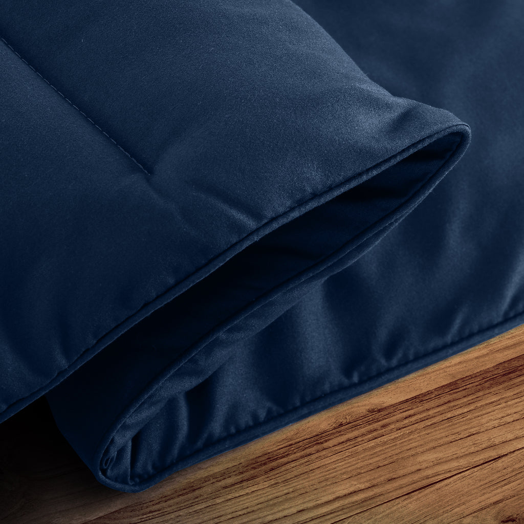 All Season Comforter with Corner Tabs & Box Stitching – Soft Fluffy Lightweight Hotel-Quality Duvet Insert for Twin Queen King, Breathable Year-Round Bedding