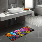 Vibrant Floral Kitchen Mat – Soft, Non-Slip & Machine Washable | 3 Sizes