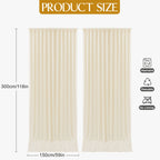 Photo Backdrop 4-Pack Taffeta Draping Background Cloth 5×10 Ft – Opaque Reusable Rod Pocket Panel for Weddings, Birthdays, Baby Showers & Photo Studios | 16 Colors