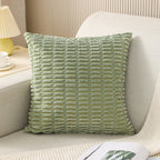 Corduroy Throw Pillow Set of 2 with Inserts 18x18 Ultra-Soft Double-Sided Cushions Washable Cover for Couch Bed Sofa Living Room Home Decor 7 Colors