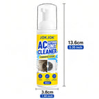 HVAC Coil Cleaner Spray for Indoor & Outdoor AC Units – Removes Dirt Buildup from Evaporator & Condenser Coils, Vents & Cooling Systems, Improves Airflow Efficiency, Easy Home HVAC Maintenance 60ml