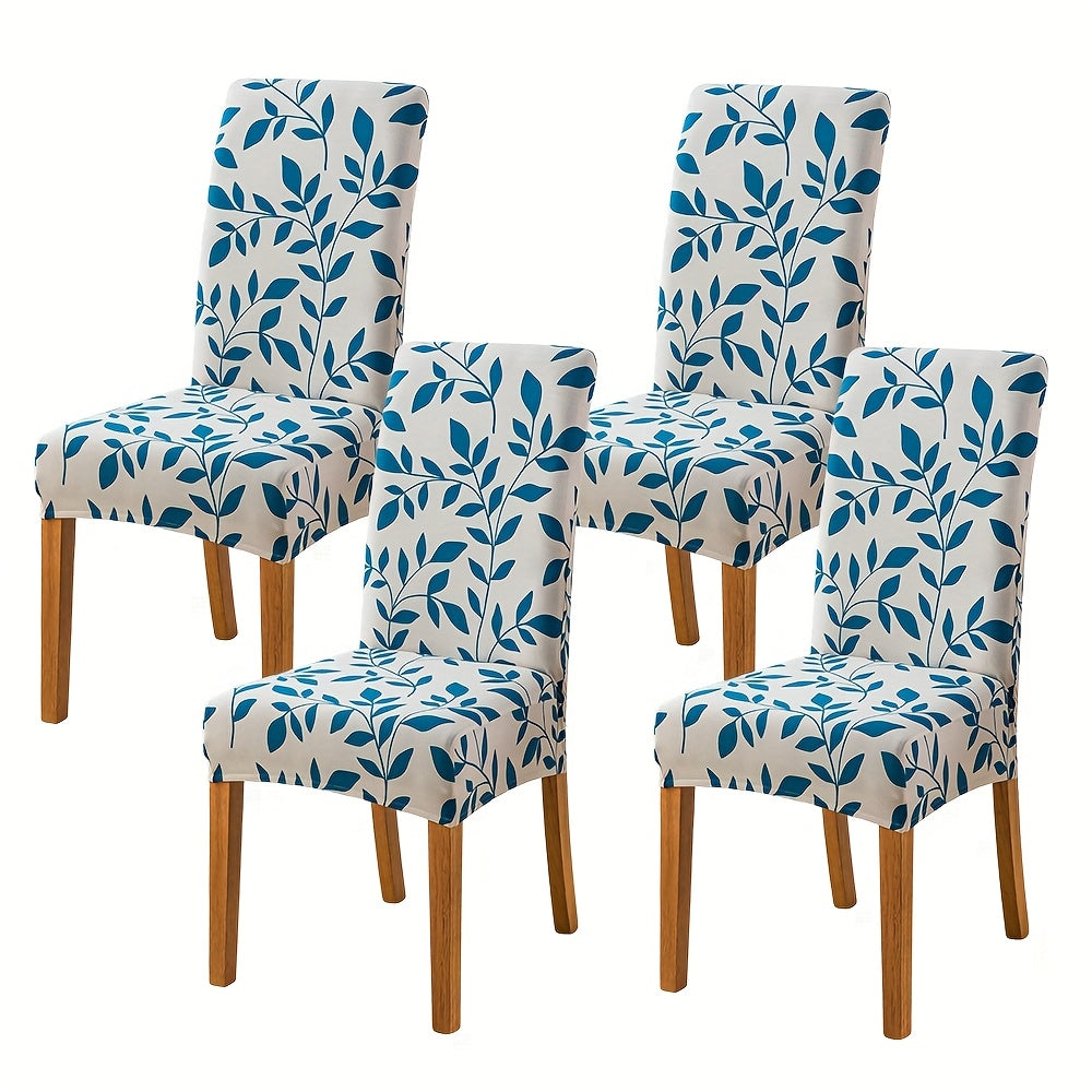 Spandex Stretch Dining Chair Covers Slipcovers Set of 4 & 6 – Removable Washable Parsons Chair Protector for Dining Room, Kitchen, Hotel, Wedding Ceremony, Banquet