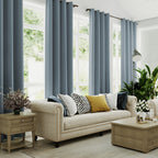 100% Blackout Window Curtains - 4 Panels, Full Light Blocking, Thermal Insulated Drapes with Black Liner | Soft Brushed Fabric