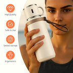 Vacuum Insulated Tumbler 22.99oz 316 Stainless Steel Travel Mug with Lid | Hot 8H Cold 24H Coffee Cup for Camping Hiking Daily Use