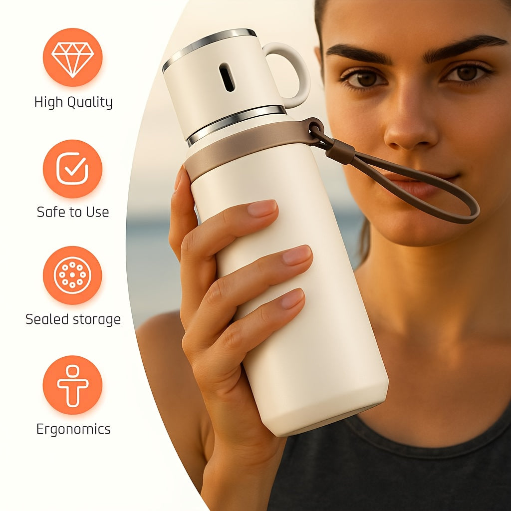 Vacuum Insulated Tumbler 22.99oz 316 Stainless Steel Travel Mug with Lid | Hot 8H Cold 24H Coffee Cup for Camping Hiking Daily Use
