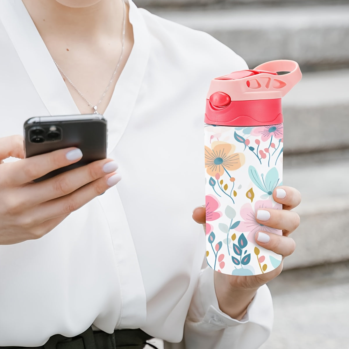 12oz Sublimation Tumblers 5-Pack – Stainless Steel Insulated Blanks with Lids & Straws, Perfect for Weddings, Events, Camping & Custom Projects