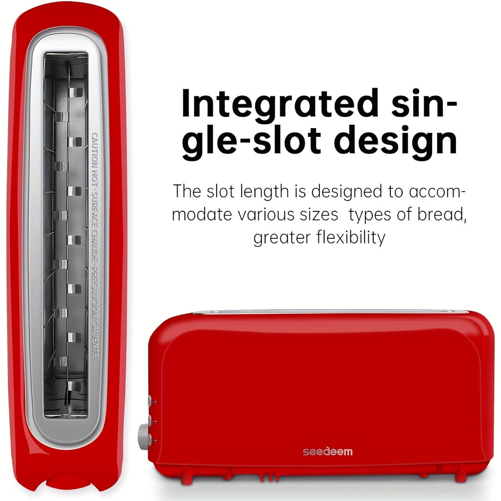 Ultra-Slim 2-Slice Toaster 750W, Wide Slot for Bread Bagels & Waffles, 6 Browning Levels, Cancel Reheat & Defrost, Auto Pop-Up, Removable Crumb Tray – 5 Colors