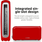 Ultra-Slim 2-Slice Toaster 750W, Wide Slot for Bread Bagels & Waffles, 6 Browning Levels, Cancel Reheat & Defrost, Auto Pop-Up, Removable Crumb Tray – 5 Colors