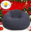 Large Bean Bag Chair Inflatable Lounge Sofa – Soft Comfortable Lazy Seat Tatami Floor Chair for Living Room Office Outdoor Camping, Multiple Colors