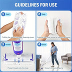 Mop Pad Refills Compatible with Swiffer PowerMop Dry and Wet Disposable Pads for Multi-Surface Floor Cleaning Non-Woven Unscented Replacement Mop Pads 10 20 or 40 Count