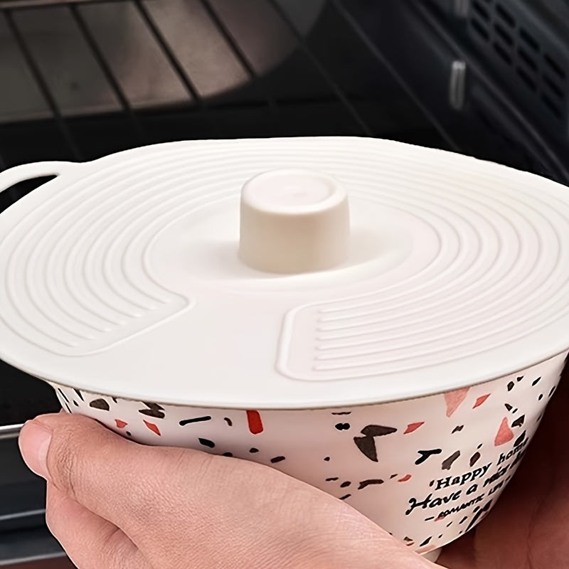 Silicone Lids Set of 3 S+M+L Suction Seal Reusable Bowl Plate Cup Covers for Fridge & Food Storage – Eco-Friendly Kitchen Stretch Lids