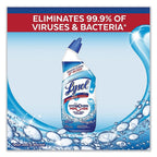 Lysol Toilet Bowl Cleaner with Hydrogen Peroxide 24 oz Bottle Ocean Fresh Scent – Kills 99.9% Germs, Bleach-Free Formula