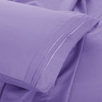 Brushed Microfiber Bed Sheet Set 6 Piece with Embroidered Pillowcases - Hotel Luxury Deep Pocket 16 Inch, Soft Breathable All Season, 24 Colors, Twin Twin XL Full Queen King Cal King
