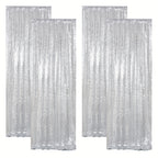Sequin Backdrop Curtains – Glitter Party & Wedding Background Panels, 2ft×8ft per Panel, 4/6/8 Panel Sets, 29 Colors for Birthday, Stage, Bridal & Event Decor