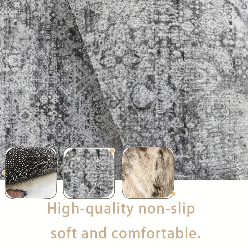 Welcome to the Pool Velour Area Rug Machine Washable Anti-Slip Soft Velvet Floor Mat Multiple Sizes for Living Room Bedroom Outdoor