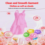 7-in-1 Laundry Beads Concentrated Scented Pods Long-Lasting Fragrance Deep Clean Stain Removal Soft Anti-Static Water Soluble 300g 400g 730g