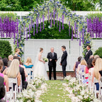 Artificial Wisteria Vine Garland 24 Pack 90 Feet Fake Hanging Flower String Purple Silk Floral Decor for Wedding Backdrop Party Ceiling Home Living Room Bedroom Outdoor Garden Boho Decor Bulk